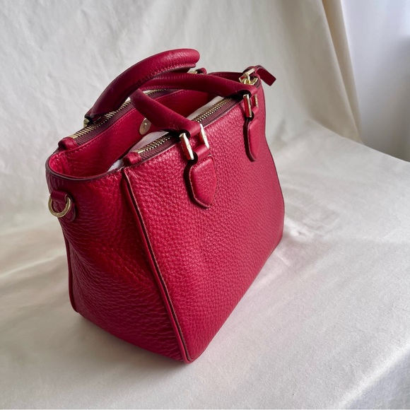 Tory Birch Robinson Pebbled Mini Square Tote - Picture 4 of 14